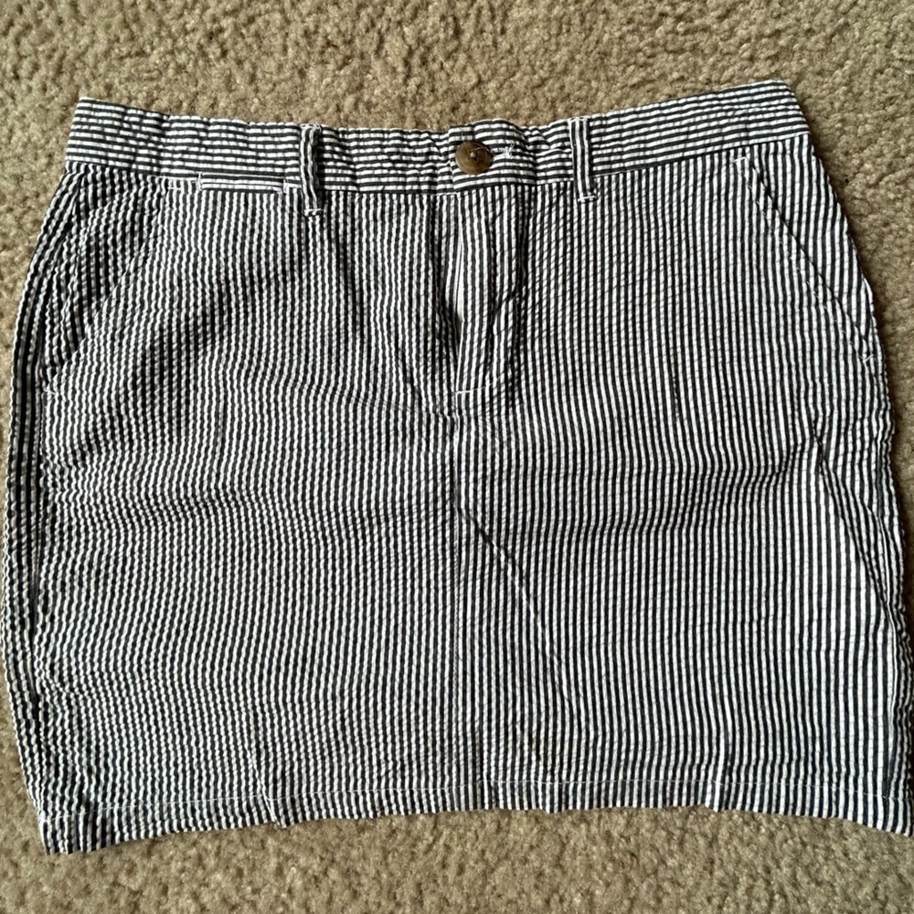 Gap Seersucker Skirt